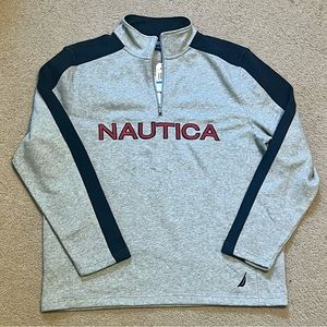 Nautica half zip pullover sweatshirt